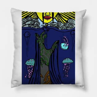 Sorrow in Color Pillow