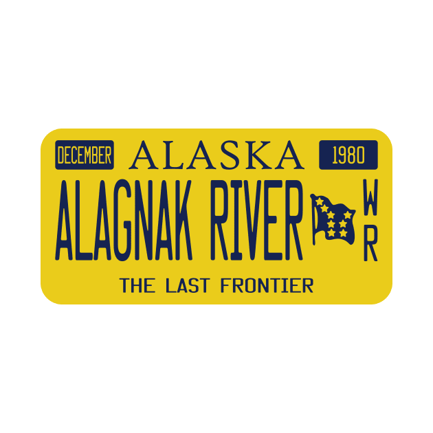 Alagnak River Wild River license plate by nylebuss