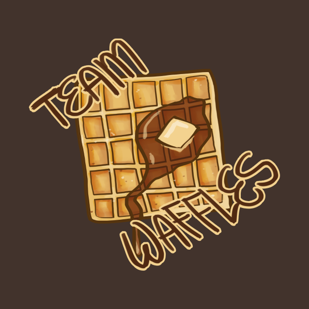 Team Waffles Waffles TShirt TeePublic