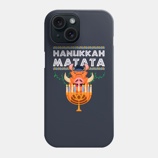 Hanukkah Matata Phone Case by GiveMeThatPencil