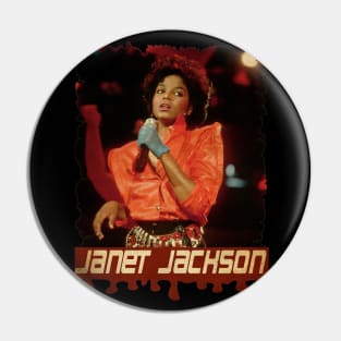 Janet Jackson Vintage Pin