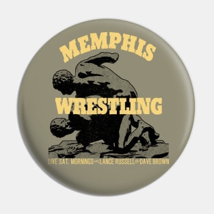 Memphis Wrestling with Lance Russell and Dave Brown Pin