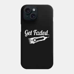 Get Faded Vintage Distressed Barber Phone Case