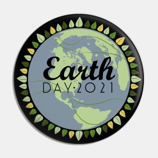 Earth Day 2021 Logo Pin