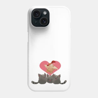 Thrown to the Kittens Phone Case