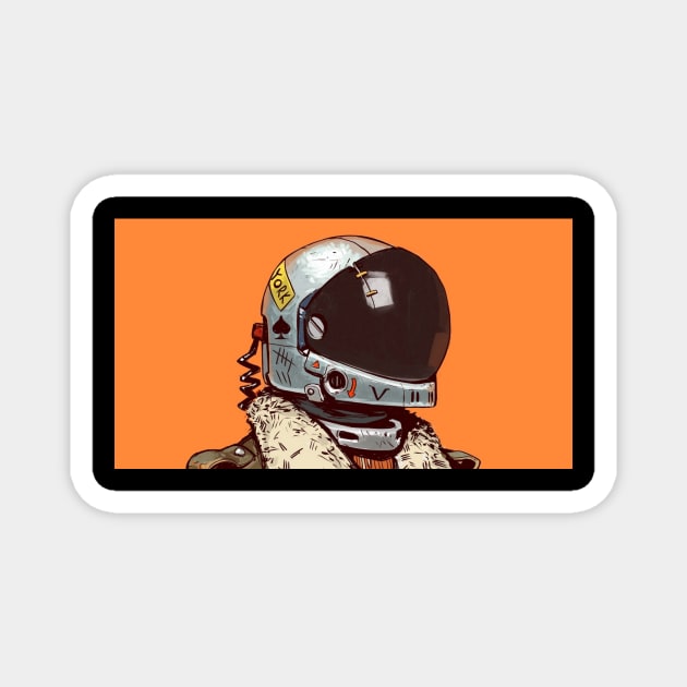 cosmonaut Magnet by  Rr