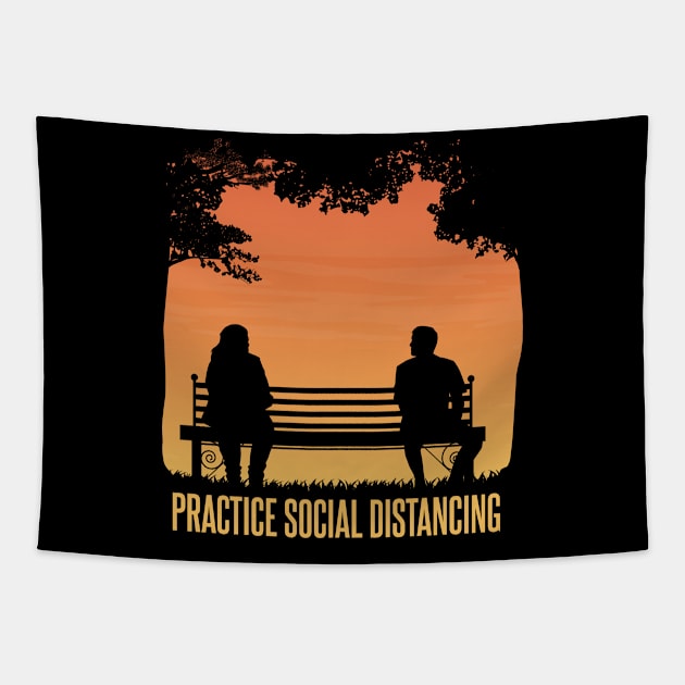 Social Distancing Tapestry by LR_Collections