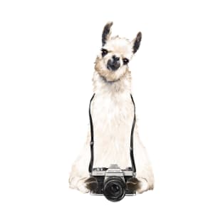 Llama the Photographer T-Shirt