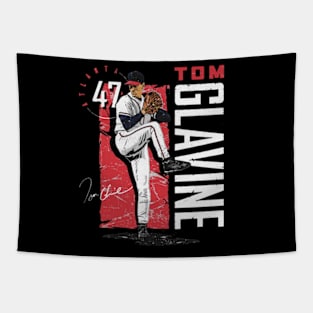 Tom Glavine Atlanta Vintage Tapestry