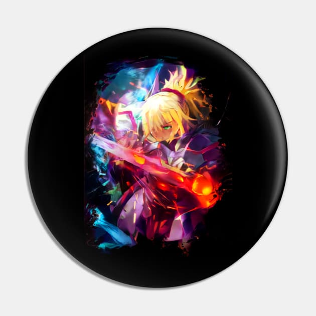 Neon knight Saber Pin by hustlart