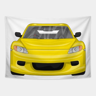 RX8 YELLOW Tapestry