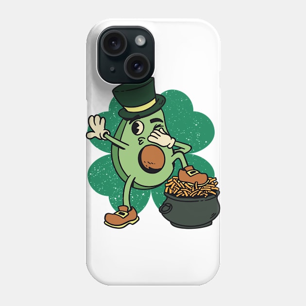 Avocado St Patrick's Phone Case by AntiAntiFlorian