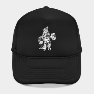 SEEMBO Devil Weight Lifting Barbell Fitness Gym Lift Workout Hat