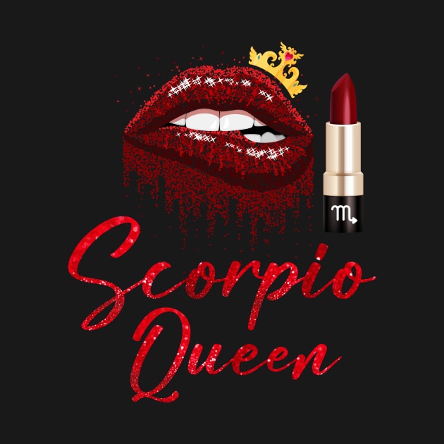 Scorpio Queen Red Lipstick by NatalitaJK
