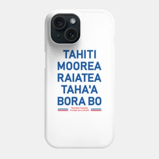 Tahiti Papeete Bora Bora Moorea Surf Pacific French Polynesia Phone Case