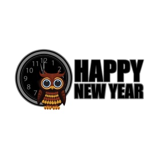 Happy New Year - Owl T-Shirt