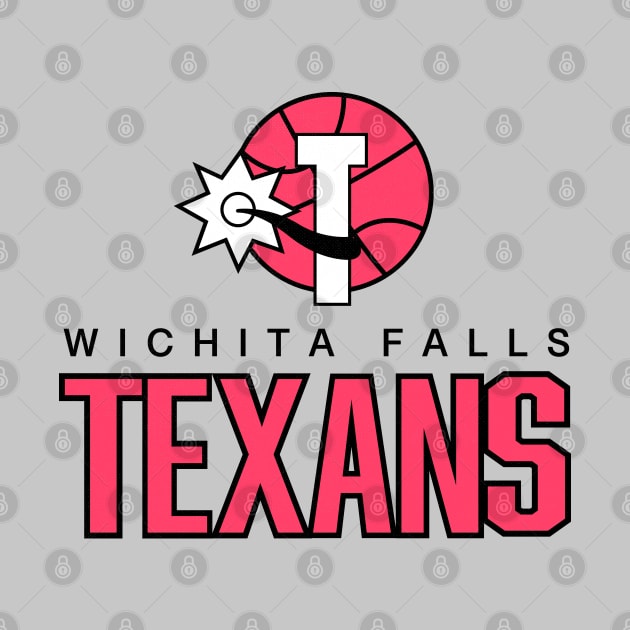 Vintage Wichita Falls Texans Basketball 1988 by LocalZonly