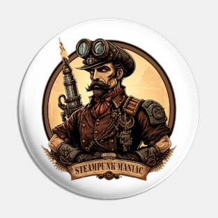 Steampunk Engineer Mechanic Pin