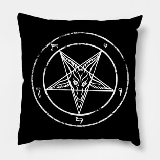 Satan Black Metal Pentagram Pillow