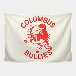 Defunct Columbus Bullies Football Team Tapestry