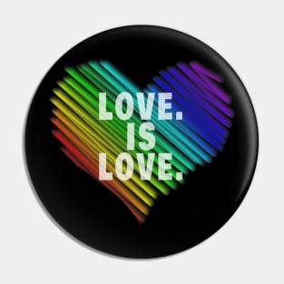 Lgbt Pride Love Is Love Gay Lesbian Pride Pin