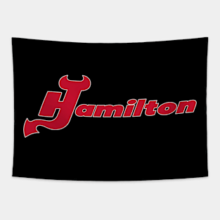 New Jersey Logo Mashup Tapestry