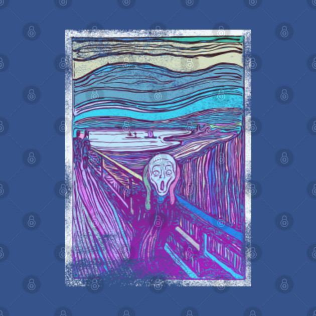 Discover The Scream by Edvard Munch - pastel colors - The Scream - T-Shirt