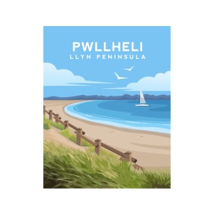 Pwllheli Beach, Llyn Peninsula - North Wales T-Shirt