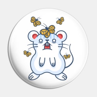 Lepidopterophobia - Mouse Problem Pin