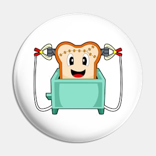 Bread Halloween Toaster Pin