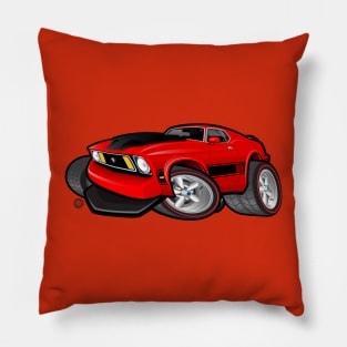 Mach 1 Red Pillow