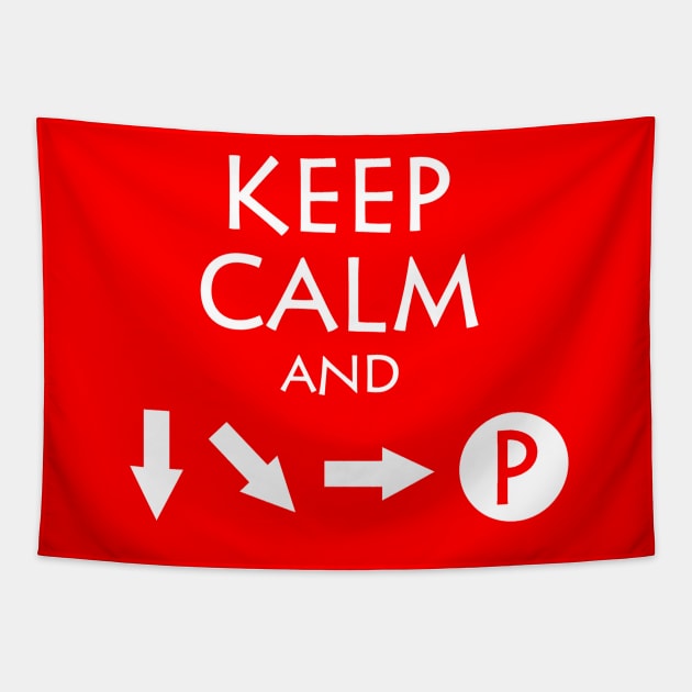 Keep Calm and Fireball Tapestry by cudatron