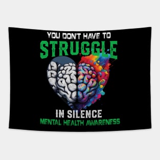 Mental Health Awareness Month Fight Stigma Mental Disease Tapestry