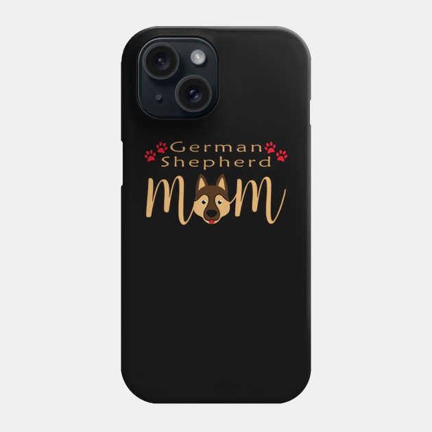 German Shepherd Mom Gifts Phone Case by THE Dog Designs