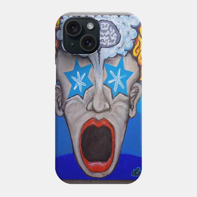 Eyes popped..mouth dropped..tiny mind blown !!! Phone Case by Luke Lord