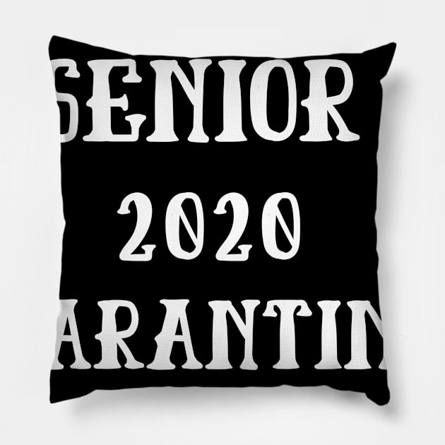 Senior 2020 Quarantined Pillow by adiline