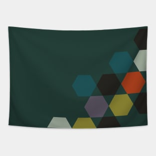 cluster || green night Tapestry