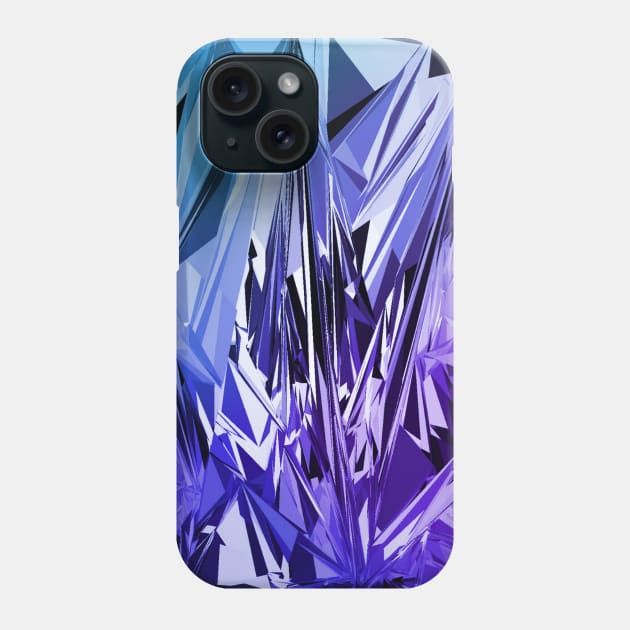 Purple Ombre Mosaic Glass Boho Phone Case by Moon Art