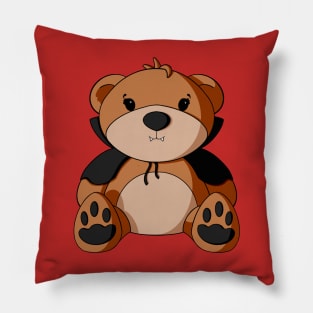 Dracula Teddy Bear Pillow