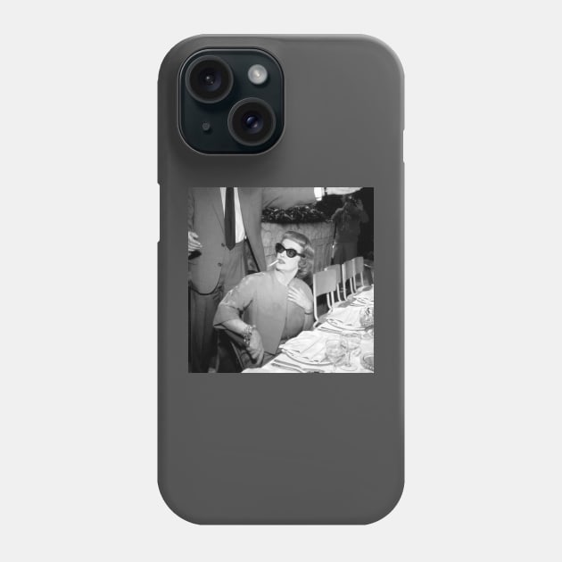 Bette Davis '$hocked' Tee Phone Case by SWANN🦢