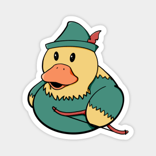 Robin Hood Rubber Duck Magnet