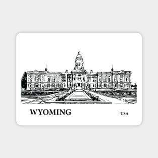 Wyoming State USA Magnet