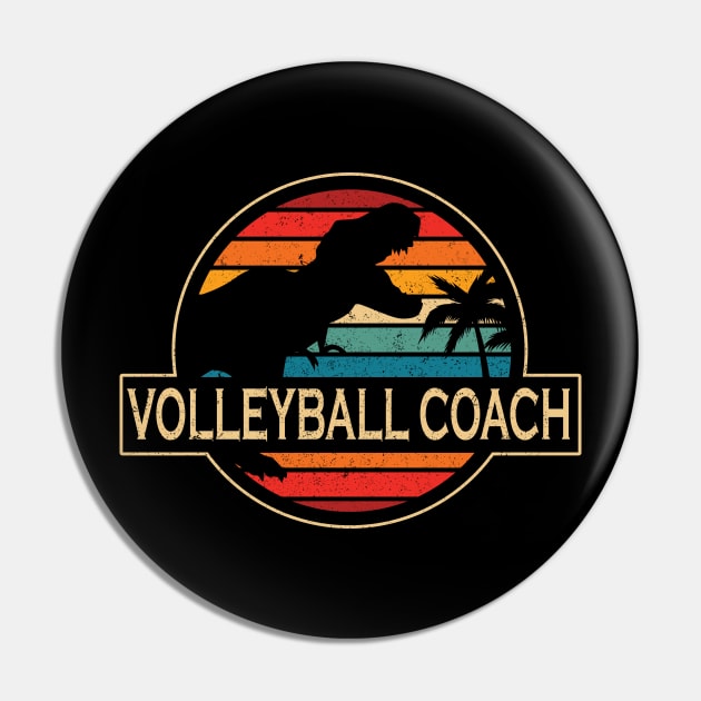 Volleyball Coach Dinosaur Pin by SusanFields