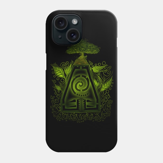 Tribal Earth. Phone Case by hybridgothica