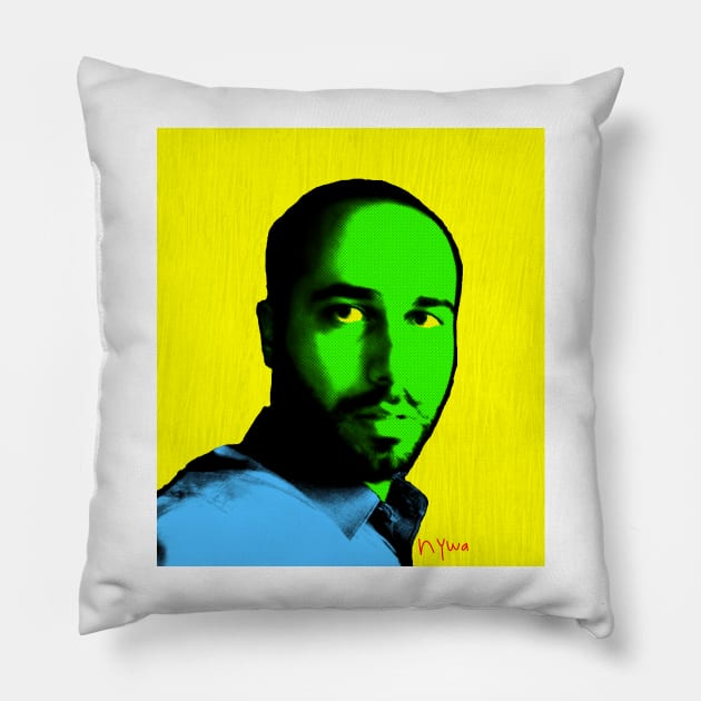 SEXY FUNNY ALIEN BOY - Pop art colors - Alien Pillow by NYWA-ART-PROJECT