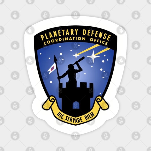 Planetary Defense Coordination Office Logo Magnet by FaelynArt