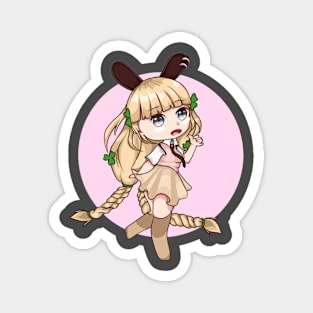 Clover Rabbit Magnet