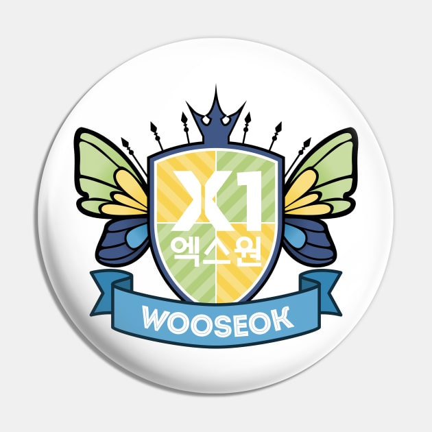 X1 Crest - Woo Seok Pin by Silvercrystal