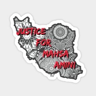 Justice For Mahsa Magnet