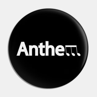 Anthem being Anthem typography design Pin